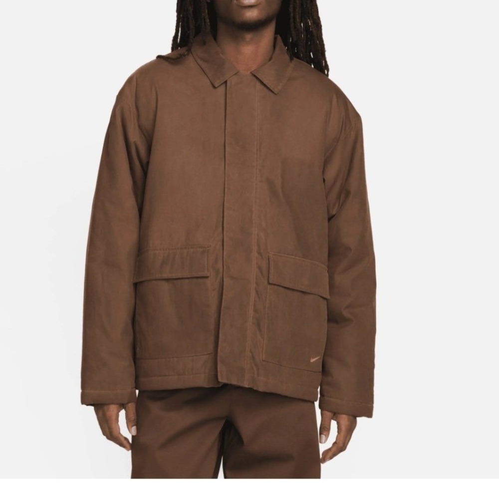 Nike Mens Waxed‎ Canvas Work Jacket Fn3130-281 Mens XS Utility Quilted Lining